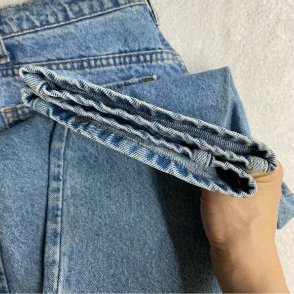 Vintage Levi’s 631 White Orange Tab Light Wash Curvy High Rise Mom Jeans 28 - Picture 9 of 15